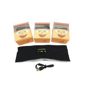 Set of 3 Funcept Bluetooth Sleep Headband Wireless Earphones with Mic Washable